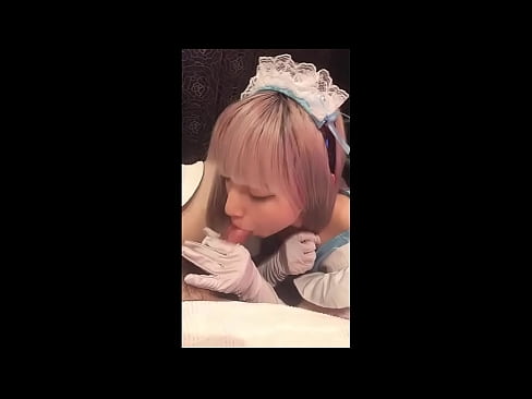 ❤️ Японскі ідал [маюка], французскі касцюм пакаёўкі, частка 1, мінет і дрочка з ласьёнам ❌ Порна у нас